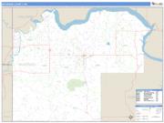 McKenzie County, ND <br /> Wall Map <br /> Zip Code <br /> Basic Style 2025 Map