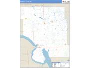 Mountrail County, ND <br /> Wall Map <br /> Zip Code <br /> Basic Style 2025 Map
