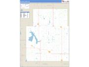 Nelson County, ND <br /> Wall Map <br /> Zip Code <br /> Basic Style 2025 Map
