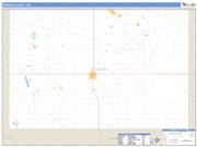 Ransom County, ND <br /> Wall Map <br /> Zip Code <br /> Basic Style 2025 Map