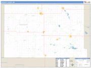 Sargent County, ND <br /> Wall Map <br /> Zip Code <br /> Basic Style 2025 Map