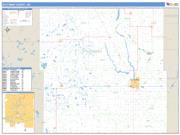 Stutsman County, ND <br /> Wall Map <br /> Zip Code <br /> Basic Style 2025 Map