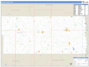 Walsh County, ND <br /> Wall Map <br /> Zip Code <br /> Basic Style 2025 Map
