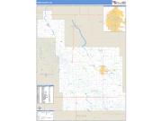 Ward County, ND <br /> Wall Map <br /> Zip Code <br /> Basic Style 2025 Map