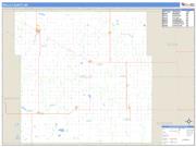 Wells County, ND <br /> Wall Map <br /> Zip Code <br /> Basic Style 2025 Map