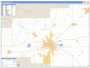 Allen County, OH <br /> Wall Map <br /> Zip Code <br /> Basic Style 2025 Map