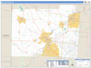 Butler County, OH <br /> Wall Map <br /> Zip Code <br /> Basic Style 2025 Map