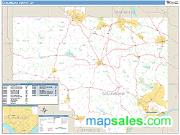 Columbiana County, OH <br /> Wall Map <br /> Zip Code <br /> Basic Style 2025 Map
