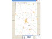 Darke County, OH <br /> Wall Map <br /> Zip Code <br /> Basic Style 2025 Map