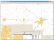 Defiance County, OH <br /> Wall Map <br /> Zip Code <br /> Basic Style 2025 Map