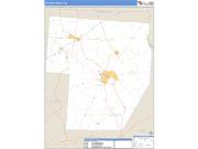 Fayette County, OH <br /> Wall Map <br /> Zip Code <br /> Basic Style 2025 Map