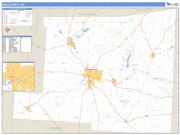 Knox County, OH <br /> Wall Map <br /> Zip Code <br /> Basic Style 2025 Map