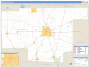 Marion County, OH <br /> Wall Map <br /> Zip Code <br /> Basic Style 2025 Map