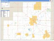 Medina County, OH <br /> Wall Map <br /> Zip Code <br /> Basic Style 2025 Map