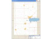 Mercer County, OH <br /> Wall Map <br /> Zip Code <br /> Basic Style 2025 Map