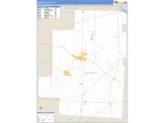 Morrow County, OH <br /> Wall Map <br /> Zip Code <br /> Basic Style 2025 Map