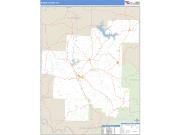 Noble County, OH <br /> Wall Map <br /> Zip Code <br /> Basic Style 2025 Map