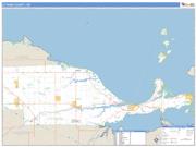 Ottawa County, OH <br /> Wall Map <br /> Zip Code <br /> Basic Style 2025 Map