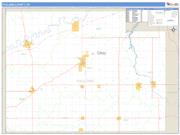 Paulding County, OH <br /> Wall Map <br /> Zip Code <br /> Basic Style 2025 Map