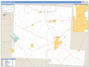 Pickaway County, OH <br /> Wall Map <br /> Zip Code <br /> Basic Style 2025 Map