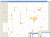 Putnam County, OH <br /> Wall Map <br /> Zip Code <br /> Basic Style 2025 Map
