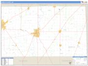 Seneca County, OH <br /> Wall Map <br /> Zip Code <br /> Basic Style 2025 Map