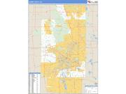 Summit County, OH <br /> Wall Map <br /> Zip Code <br /> Basic Style 2025 Map
