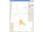 Union County, OH <br /> Wall Map <br /> Zip Code <br /> Basic Style 2025 Map