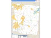 Warren County, OH <br /> Wall Map <br /> Zip Code <br /> Basic Style 2025 Map