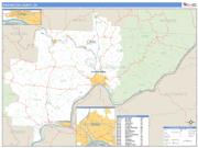 Washington County, OH <br /> Wall Map <br /> Zip Code <br /> Basic Style 2025 Map