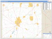 Wayne County, OH <br /> Wall Map <br /> Zip Code <br /> Basic Style 2025 Map