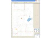 Alfalfa County, OK <br /> Wall Map <br /> Zip Code <br /> Basic Style 2025 Map