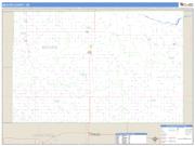 Beaver County, OK <br /> Wall Map <br /> Zip Code <br /> Basic Style 2025 Map