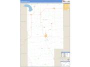 Blaine County, OK <br /> Wall Map <br /> Zip Code <br /> Basic Style 2025 Map