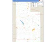 Caddo County, OK <br /> Wall Map <br /> Zip Code <br /> Basic Style 2025 Map