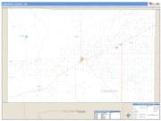 Cimarron County, OK <br /> Wall Map <br /> Zip Code <br /> Basic Style 2025 Map