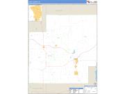 Coal County, OK <br /> Wall Map <br /> Zip Code <br /> Basic Style 2025 Map