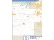 Creek County, OK <br /> Wall Map <br /> Zip Code <br /> Basic Style 2025 Map
