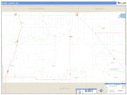 Dewey County, OK <br /> Wall Map <br /> Zip Code <br /> Basic Style 2025 Map