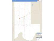 Ellis County, OK <br /> Wall Map <br /> Zip Code <br /> Basic Style 2025 Map