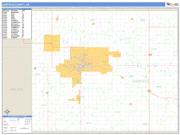 Garfield County, OK <br /> Wall Map <br /> Zip Code <br /> Basic Style 2025 Map