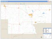 Garvin County, OK <br /> Wall Map <br /> Zip Code <br /> Basic Style 2025 Map