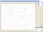Grant County, OK <br /> Wall Map <br /> Zip Code <br /> Basic Style 2025 Map