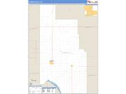 Harmon County, OK <br /> Wall Map <br /> Zip Code <br /> Basic Style 2025 Map