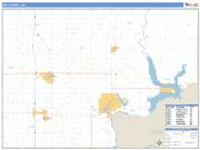 Kay County, OK <br /> Wall Map <br /> Zip Code <br /> Basic Style 2025 Map
