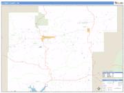 Latimer County, OK <br /> Wall Map <br /> Zip Code <br /> Basic Style 2025 Map