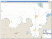 Love County, OK <br /> Wall Map <br /> Zip Code <br /> Basic Style 2025 Map