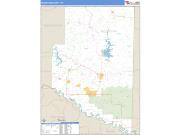 McCurtain County, OK <br /> Wall Map <br /> Zip Code <br /> Basic Style 2025 Map