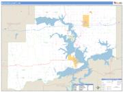 McIntosh County, OK <br /> Wall Map <br /> Zip Code <br /> Basic Style 2025 Map
