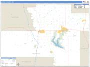 Murray County, OK <br /> Wall Map <br /> Zip Code <br /> Basic Style 2025 Map